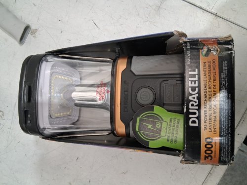 Duracell Tri Power Rechargeable Lantern - 3000LM - BLACK/GREY (MODEL:1819561) image 2