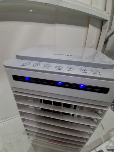 Costway Evaporative Air Cooler with Humidifier, 3 Modes, 3 Speeds Air Cooling Fan - 120V - White (Model: ES10460US-WH) image 6