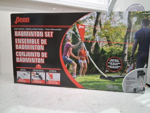 Penn Easy Set-Up Badminton Set with 4 rackets and 2 Shuttlecocks - 5ft 1" x 15ft - (model: 1819476) image 2