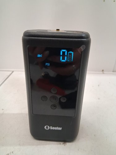 SOULOR Booster Pack Jump Starter with Air Compressor - 160PSI - 6000a - 10l - black (model: cyd24) image 2