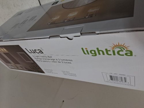 LIGHTICA LUCA 3-LIGHT VANITY BAR LIGHT FIXTURE - 21" × 5" × 8" - 750LM - CHROME (MODEL: R43343-W3 / 1859462) image 3