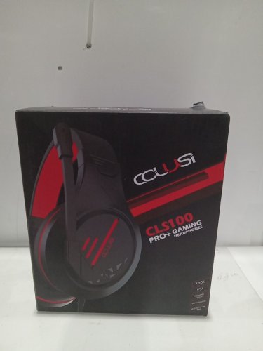 COLUSI Pro+ Wired Gaming Headphones with Microphone - Black/Red (Model: CLS100) image 2
