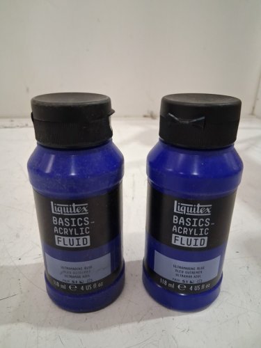 2 Liquitex BASICS Acrylic Fluid Paint - 118ml - Phthalocyanine Blue (model: 4386316) image 2