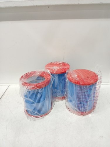 VACUUM filters for shop vacuums- red/blue image 3