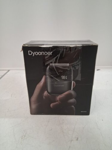 DYOONOER IPX7 WET/DRY FOIL SHAVER ELECTRIC RAZOR WITH LED DISPLAY WITH 3 FLEXIBLE BLADES - BLACK/GREY (MODEL: MS-9703) image 4
