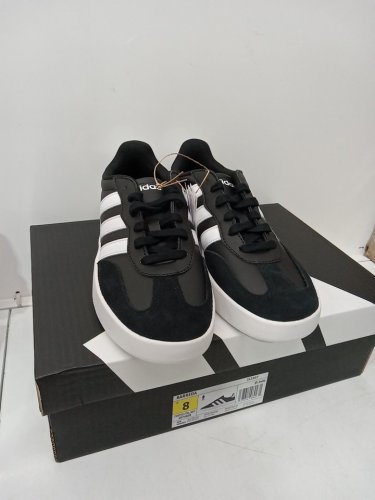 Men's Adidas Barreda lace up Sneaker Shoes  - Size 8 - Black (Style: 2974608) image 2
