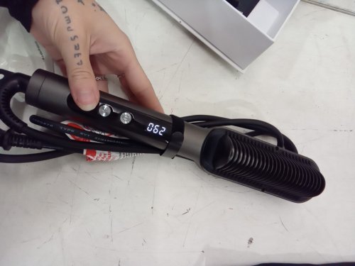 TYMO RING PLUS IONIC HAIR STRAIGHTENING COMB -9 TEMPeRATURE SETTINGS - BLACK (MODEL:‎HC103) image 4