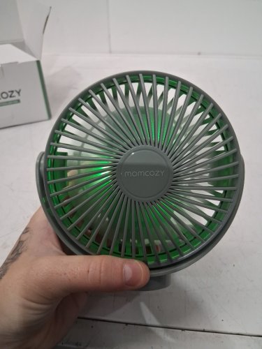 Momcozy 8000mAh Portable Stroller Fan, 27H Ultra-long Battery Life - 4 speed - green image 4