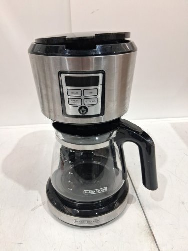 Black+Decker programmable coffee maker - 12 Cup - Stainless steel/silver/black (Model: cm1231sc-1) image 3