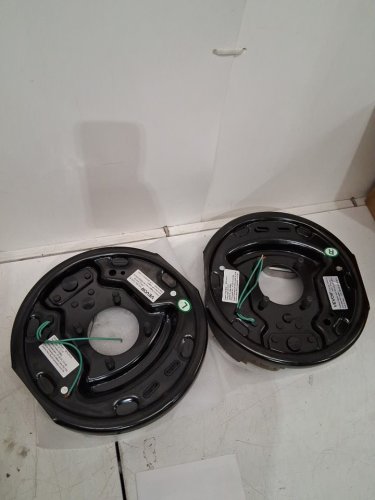 4PC Vevor Self-Adjust Electric Trailer Brake Assembly - Fits 10" x 2-1/4" 3500LBS Axle 4-Bolt - Black Backing Plates - (Model: BF10-Z01A*4) image 6
