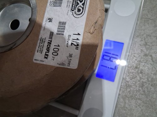 FLEXO metal braid TINNED COPPER roll - 18.7LBS - 38.1MM - 1 1/2" Diameter - silver (model: MBN1.50SV) image 8