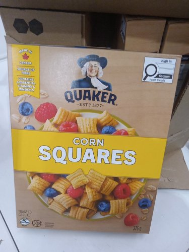 12pk Quaker Corn Bran Squares Cereal - 375g each image 4