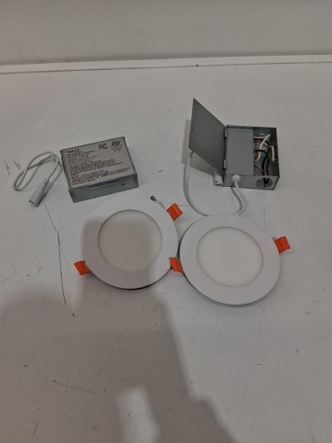 2pk Govee Wi-Fi & Bluetooth RGBWW Dimmable LED pot Downlights with Junction Box - 4", 11w, 2700k-6500k, 20000h (model: h601b) image 5