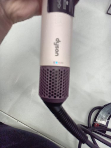 6PC DYSON i.d curly + coily airwrap multi styler and hair dryer with bluetooth - pink / rose gold ( model: hs08) image 10