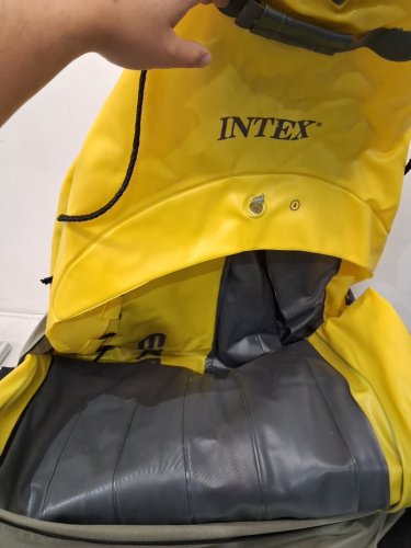 INTEX EXPLORER K2 2-PERSON INFLATABLE KAYAK SET WITH ALUMINUM OARS & PUMP - YELLOW (MODEL: 68307EP) image 6