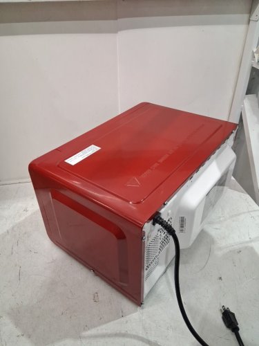 GALANZ RETRO STYLE COUNTERTOP MICROWAVE OVEN - 0.9CU.FT. - RED - (MODEL:GLCMKZ09RDR09) image 5