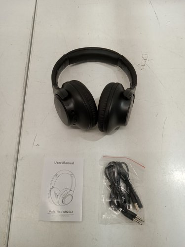 Kvidio Bluetooth Wireless Over Ear Headphones - Black (Model: WH201A) image 3