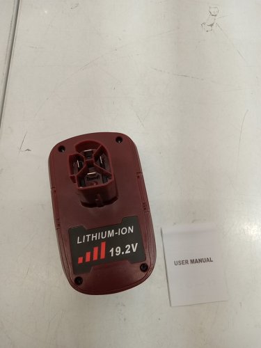 POWER TOOL BATTERY FOR CRAFTSMAN DRILL BATTERY REPLACEMENT - 19.2V/5.0Ah - BLACK/RED (MODEL: 130211004) image 2