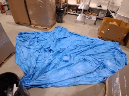 BLUE WAVE OVERLAP ABOVE-GROUND POOL LINER - 18FT ROUND, 48/54" DEPTH - SOLID BLUE image 2