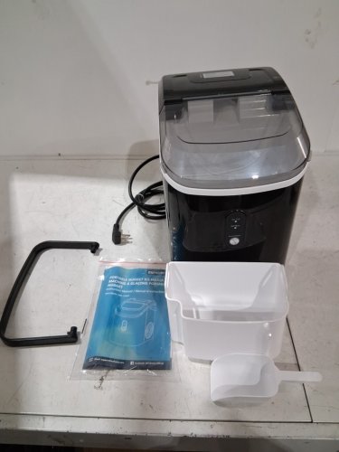 Euhomy Countertop Nugget Ice Maker - Makes 26lbs in a day - black (Model: IM002-NBL-CAEH) image 2