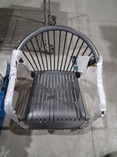 Sunvilla Commercial Stacking Bistro Chair - 30.5" - grey image 3