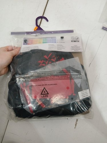 5PC WOMEN'S RUBIES DRAGON NINJA COSTUME - SMALL (4-6) - BLACK / RED (MODEL: 1000480) image 3