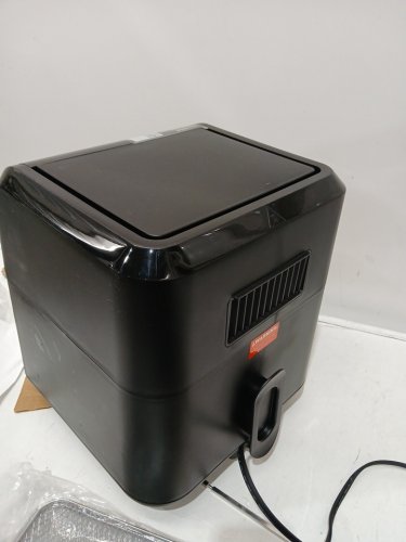 chefman 6-in-1 digital air fryer oven with touchscreen & dishwasher safe accessories - 12qt capacity - black (model: rj38-rdo-v12-ca) image 4