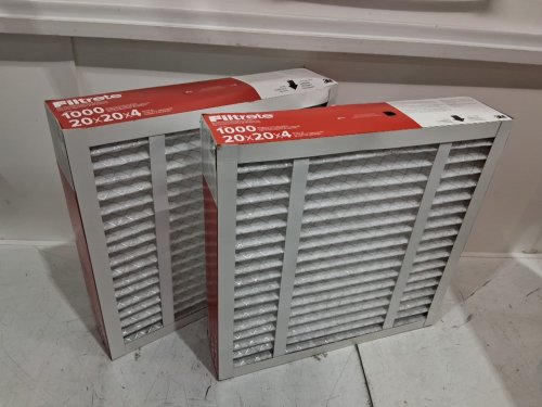 2PK 3m merv 11 furnace air filter - fits honeywell products - 20" x 20" x 4" - white (model : NADP02-2PK-1E) image 3