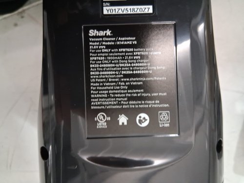 Shark Pet Cordless Vacuum Cleaner with LED Headlights and Removable Handheld Vacuum for Pet Hair - black / blue (model: ix141amzv5) image 7