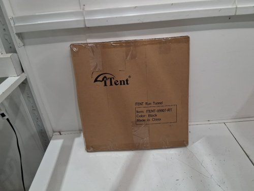 itent cat play tunnel  - black/orange image 2