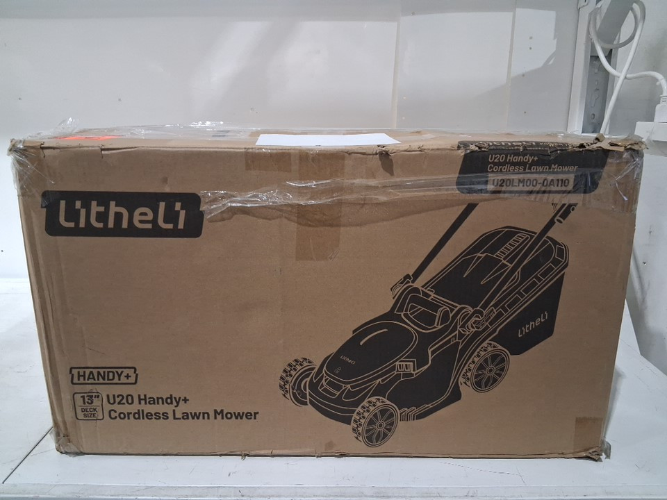 Litheli U20 Handy Series 20V 4.0 Ah Brushless Lithium Ion Push 13" Cordless Electric Lawn Mower (no Batteries Included) - (model: U20LM00-0A110/EGT010172) image 4