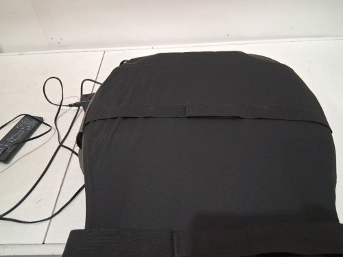 COMFIER NECK AND BACK MASSAGER SEAT with HEAT SHIATSU MASSAGE PADS PORTABLE WITH AIR with AIR COMPRESSION, ROLLING, KNEADING SETTINGS - grey (MODEL: CF-2307A) image 4