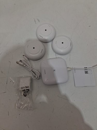 4pc X-Sense Wi-Fi Water Leak Detector Kit - 1 base - 3 sensors - 1804 ft range - white (model: SWS54) image 3