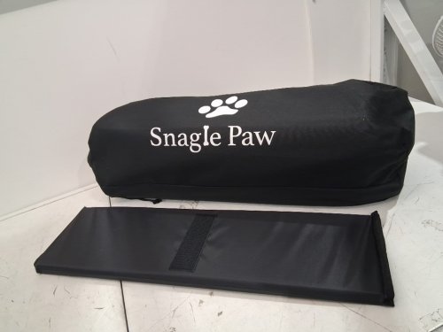 snagle paw portable dog crate - medium - blue image 3
