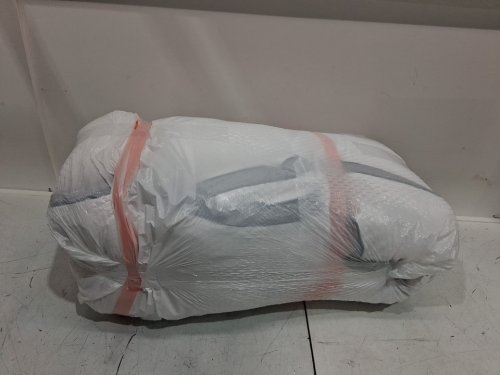 mattress topper - queen - white/grey image 2