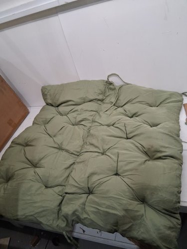Contoured Replacement Outdoor Porch Swing Cushion - 40" - GREEN image 3