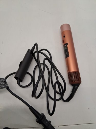 6PC DYSON i.d curly + coily airwrap multi styler and hair dryer with bluetooth - amber silk ( model: hs08) image 9