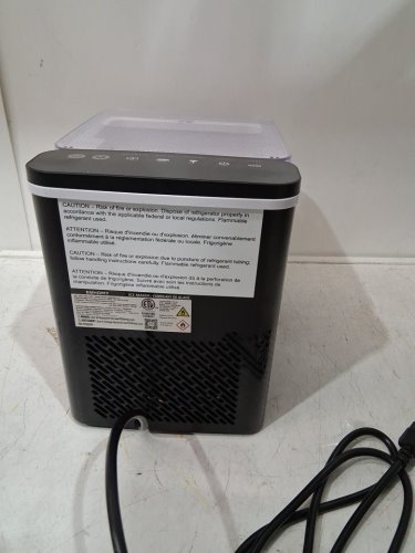 EUHOMY SELF-CLEANING BULLET COUNTERTOP ICE MAKER WITH ICE SCOOP - MAKES 27LB PER DAY - BLACK (MODEL: im021-bbl-caeh / IMB1008CA-UL) image 5