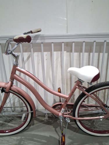 huffy capitol womens beach cruiser bike - 26" - pink (model: 56890c 30522) image 4