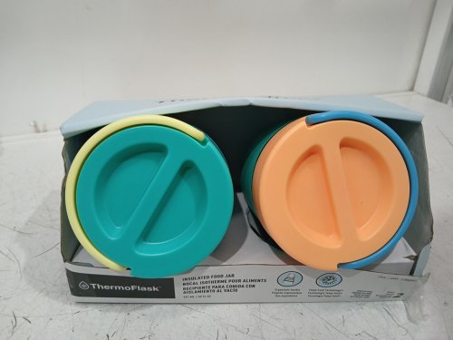 2PK THERMOFLASK INSULATED FOOD JARS - 20OZ - MULTICOLOR (MODEL: 1759351) image 2