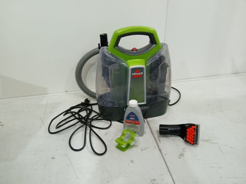 Bissell Little Green Portable Deep Cleaning Vacuum - 37oz tank max - Green/Grey (Model : 2513B) image 3