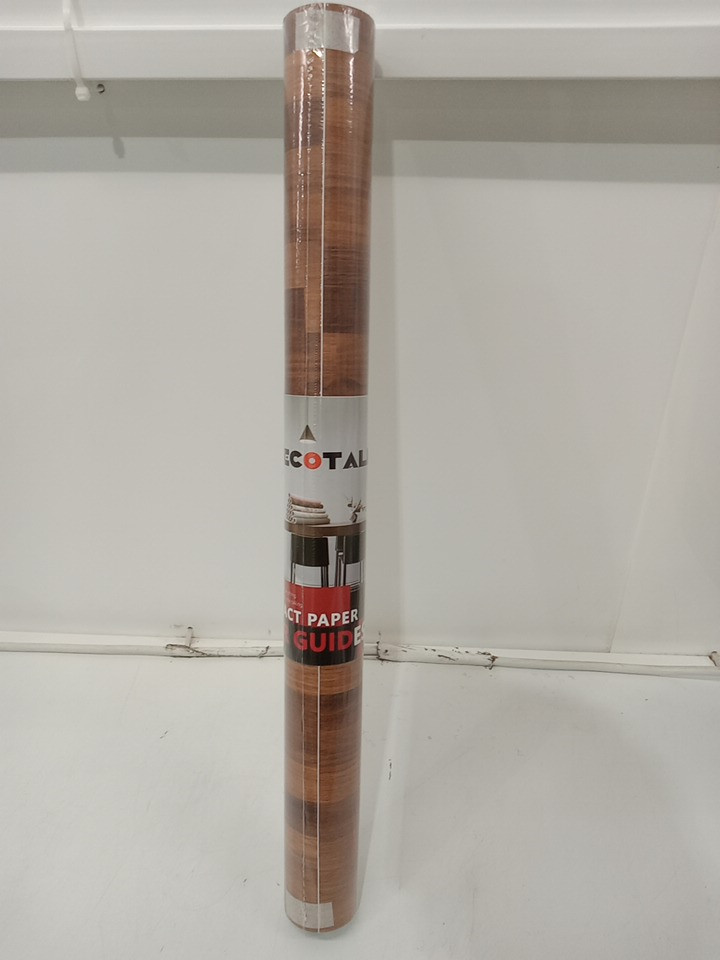 Decotalk Butcher Block Peel and Stick contact wallpaper - 2FT x 16.5FT - red-brown wood image 2