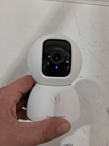 cinmoore C2U wired Indoor Pet Security Camera - 3k hd, 2 way audio - white (model: cm-c2u) image 4