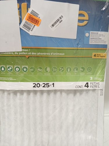 4PK Filtrete Dust, Pollen and Pet Dander Reduction Air Filter MPR700 - 20" X 25" X 1" image 3