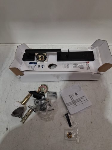 3PC WEISER VANCOUVER AND HALIFAX HANDLESETS WITH SMART KEY - MATTE BLACK (MODEL#9GLA84710-005) image 2