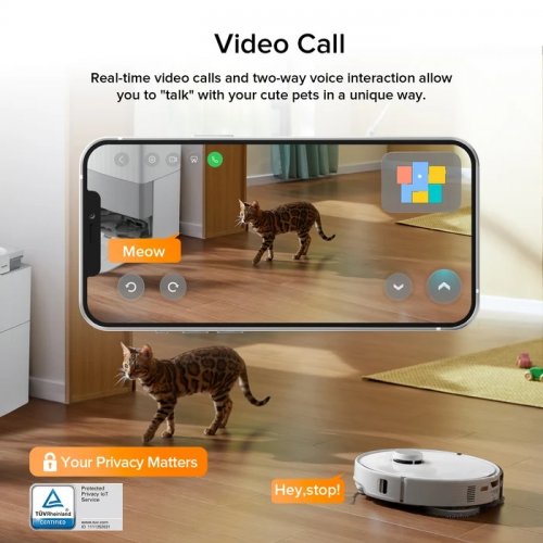 Roborock Qrevo Edge Robot Vacuum with multifunctional Dock - 18500pa - White (Model: QXOVIM+EWFD30LRR) image 3