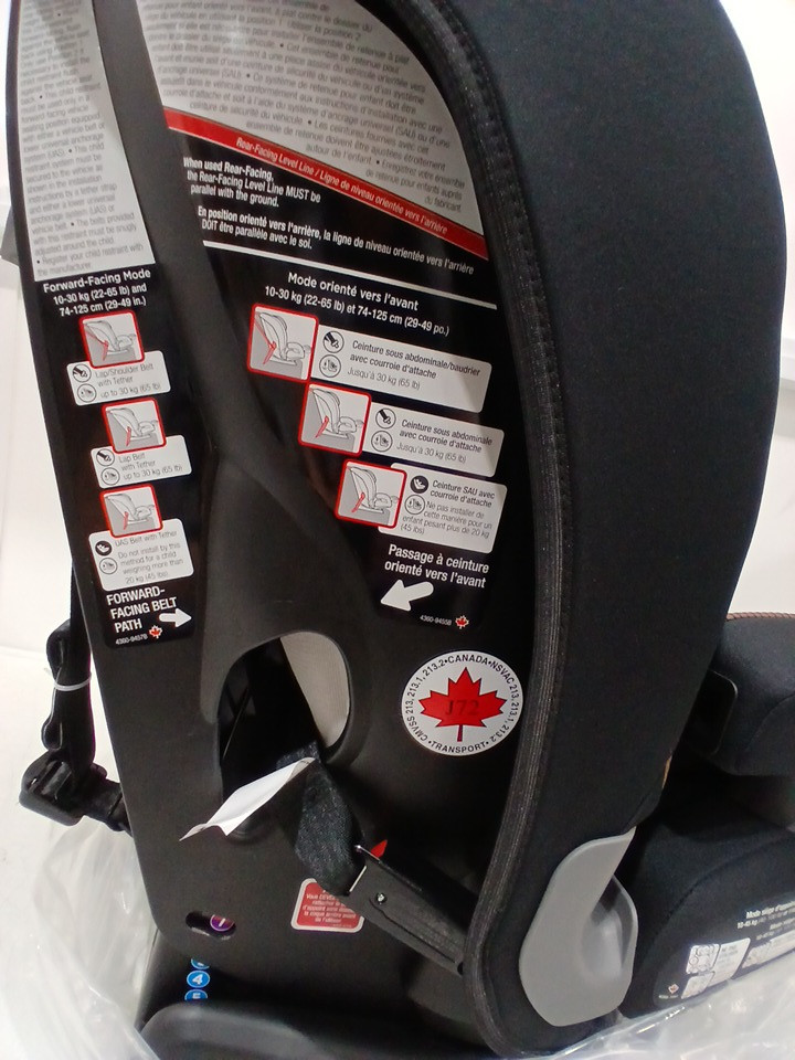 Maxi-Cosi Kani 4-in-1 Convertible Car Seat with Adjustable Headrest & Washable Designer Fabric - Black (model: 22442CDBK) image 6