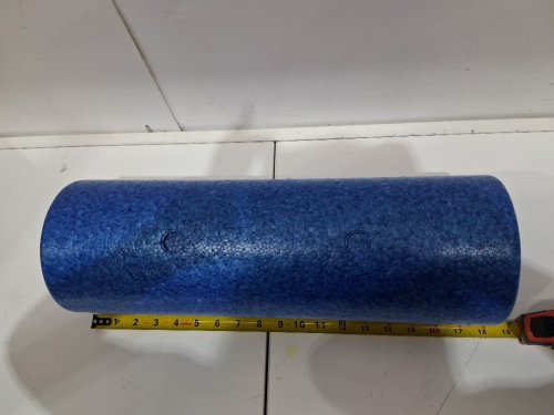 Yes4All Medium Firm Round PE Foam Roller - 18" - Blue - (Model: 673/blue) image 3