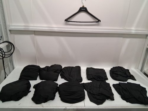 10PK rectangular spandex fitted table cloths / covers - fits 6ft tables - black image 5