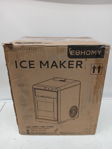 EUHOMY Self-Cleaning Countertop Nugget Ice Maker - 40Lbs/24H - Black (model: IM017-Nbl-caeh) image 10